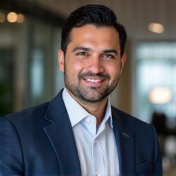 Retrato de Carlos Ruiz, CEO de TechCorp